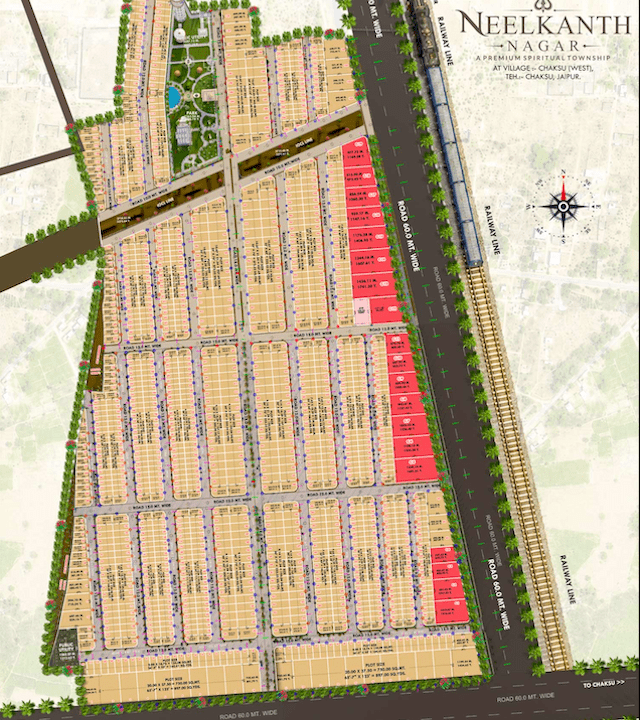 Neelanth Nagar Chaksu Map